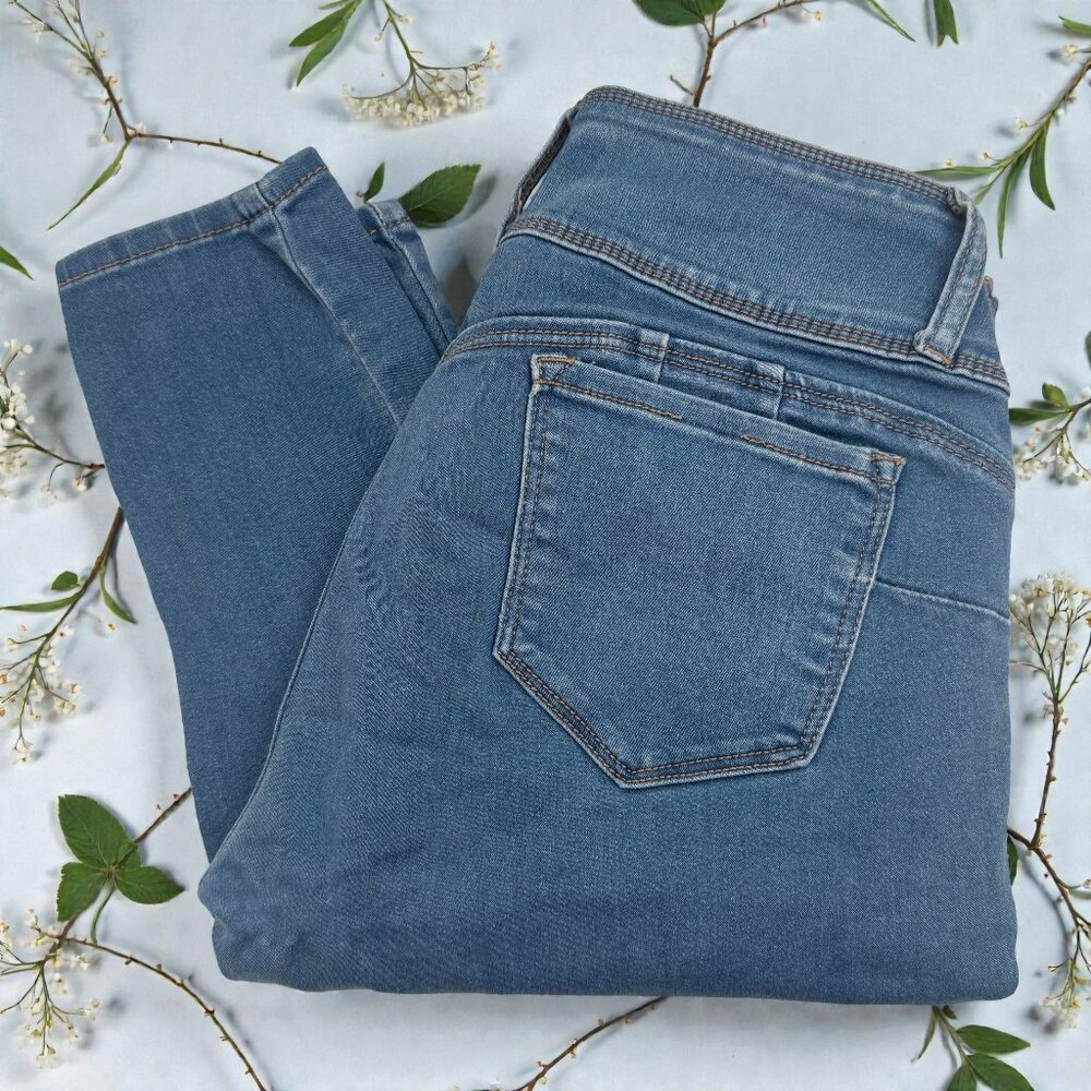 Wax Jean Medium Wash Skinny Jeans | Butt, I Love You! | Size 13